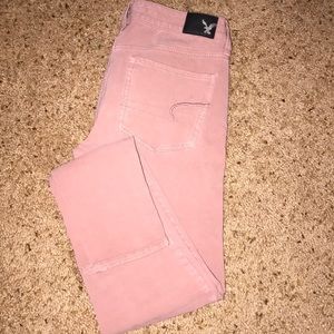 Blush Pink American Eagle Jegging